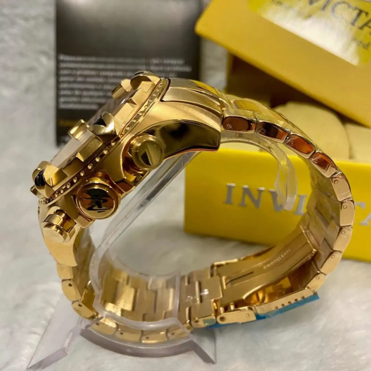 Relógio Invicta Reserve 6471 Full Gold Chronograph - Image 4