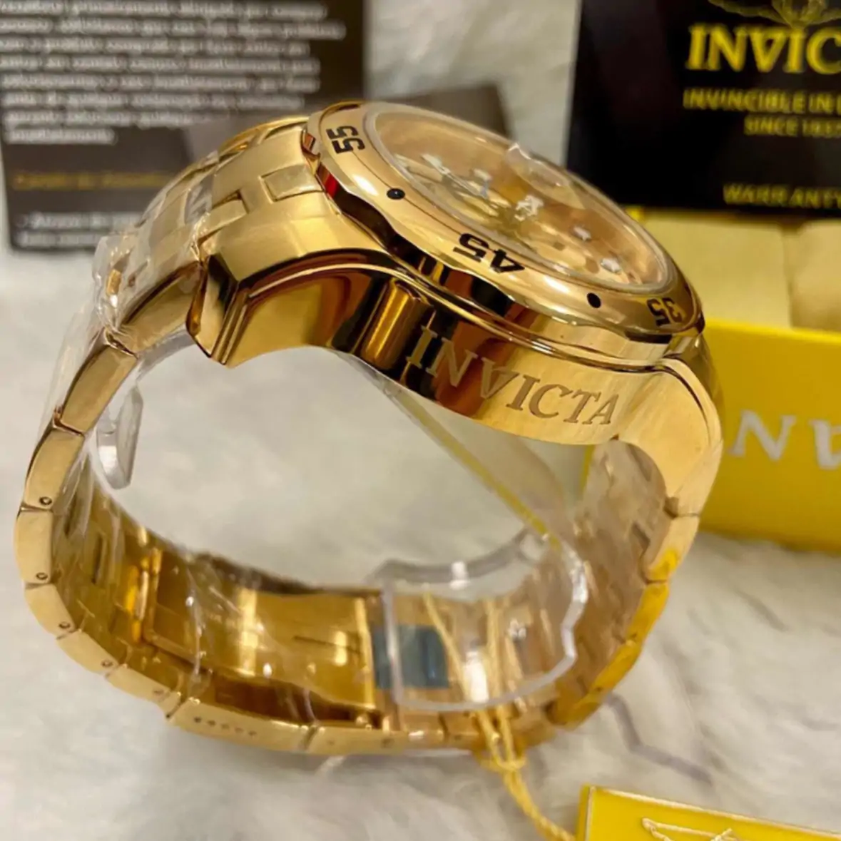 Relógio Invicta Pro Diver 0074 full gold - Image 2