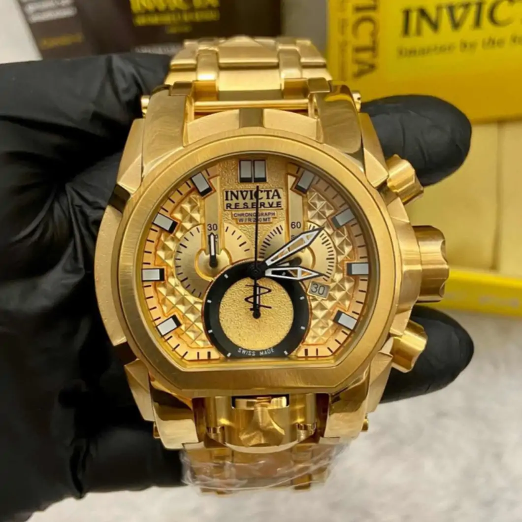 Relógio Invicta Reserve Bolt Zeus 25210 – Full Gold - Image 2