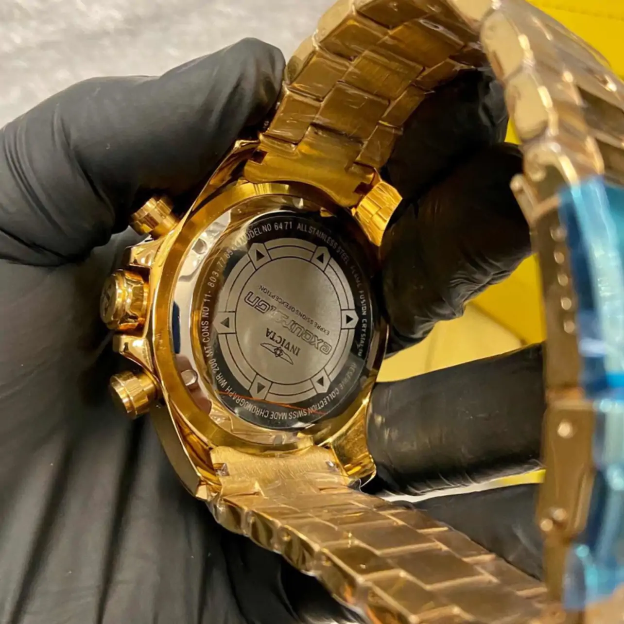 Relógio Invicta Reserve 6471 Full Gold Chronograph - Image 6