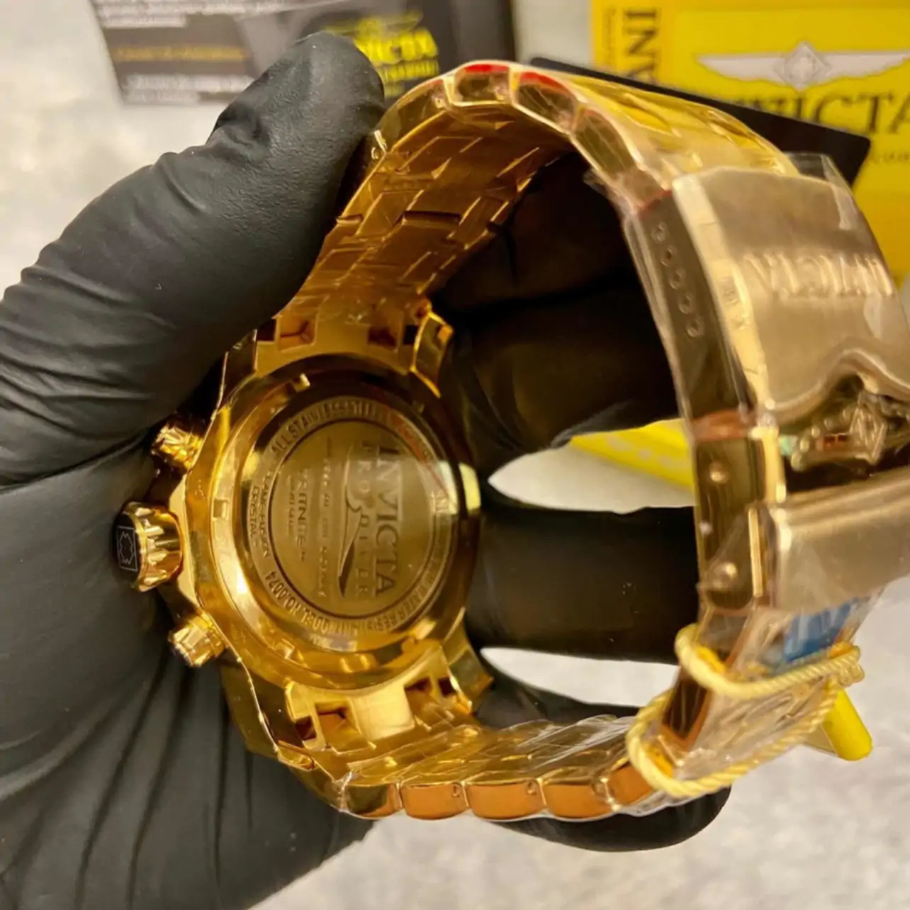 Relógio Invicta Pro Diver 0074 full gold - Image 3